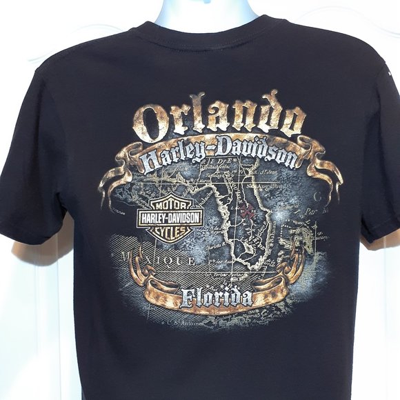 OFFICICAL HARLEY DAVIDSON ORLANDO, FLORIDA TEE - Picture 8 of 9